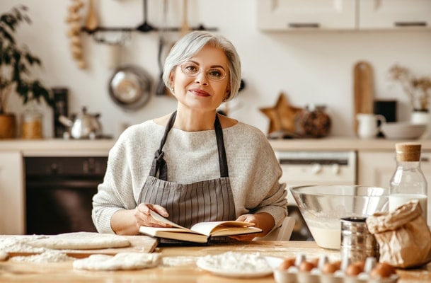 couple in kitchen